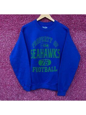 Junk Food Clothing Seattle Seahawks NFL Crewneck Sweatshirt Small
